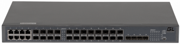 Коммутатор (свитч) GIGALINK GL-SW-G201-28SC
