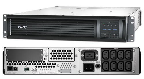 ИБП APC Smart-UPS, 3000ВА, линейно-интерактивный, в стойку, 483х660х89 (ШхГхВ), 230V, 2U,  однофазный, Ethernet, (SMT3000RMI2U)