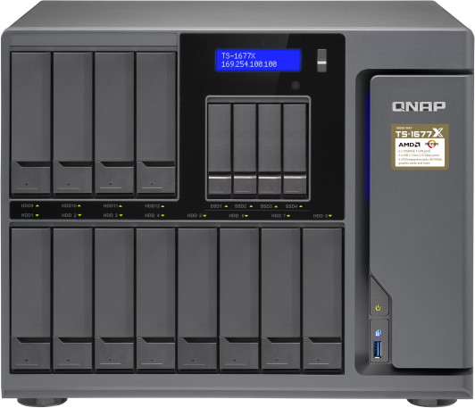 Сетевое хранилище (NAS) QNAP TS-1677X-1700-64G