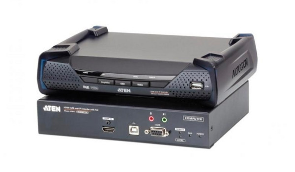 Удлинитель Aten, портов: 1, USB (Type A), с функцией PoE, (KE8952-AX)