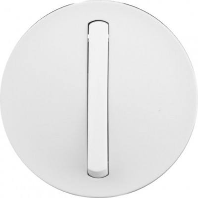 Лицевая панель для выключателя Legrand Celiane, 146х97 мм (ВхШ), с подсветкой, кол-во клавиш: 1, тонкая клавиша, цвет: белый, (LEG.065003)