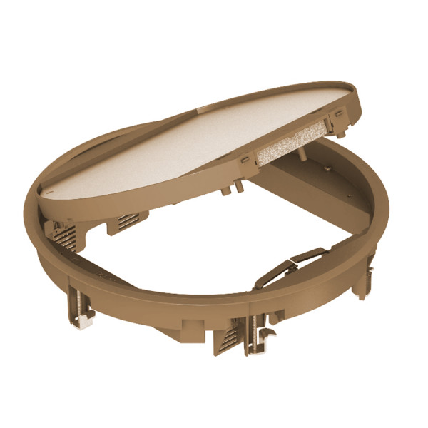 Люк напольный BETTERMANN GESR9, пластик, с фиксатором, 60х324 мм (ВхШ), модулей: 12, в фальш-пол, цвет: бежевый