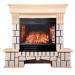 Каменный камин (портал+очаг) InterFlame Exter / Экстер с очагом Panoramic 25-30 led