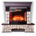 Каменный камин (портал+очаг) InterFlame Exter / Экстер с очагом Panoramic 25-30 led