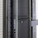Шкаф серверный напольный Eurolan Rackcenter D9000, 42U, 2044х600х1000 мм (ВхШхГ), дверь: двойная распашная, перфорация, задняя дверь: двойная распашная, перфорация, боковая панель: съемная, 2 части, сварной, цвет: чёрный, (60F-42-6A-95BL)