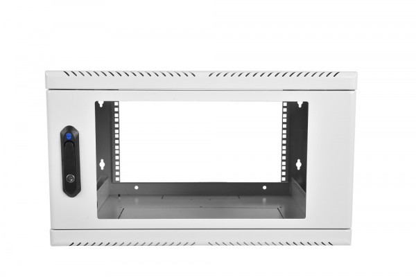 Шкаф телекоммуникационный настенный ЦМО ШРН, 19", 9U, 479х600х300 мм (ВхШхГ), дверь: стекло, боковая панель: сплошная, сварной, цвет: серый