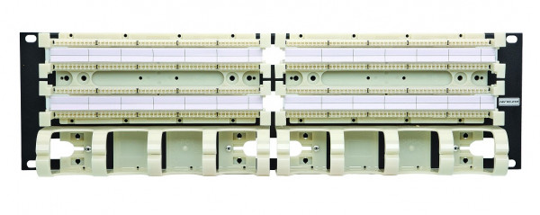 Коммутационная патч-панель Eurolan, 19", 3HU, портов: 200 х 110, кат. 5е, неэкр., цвет: белый, (28D-U5-2HWT)