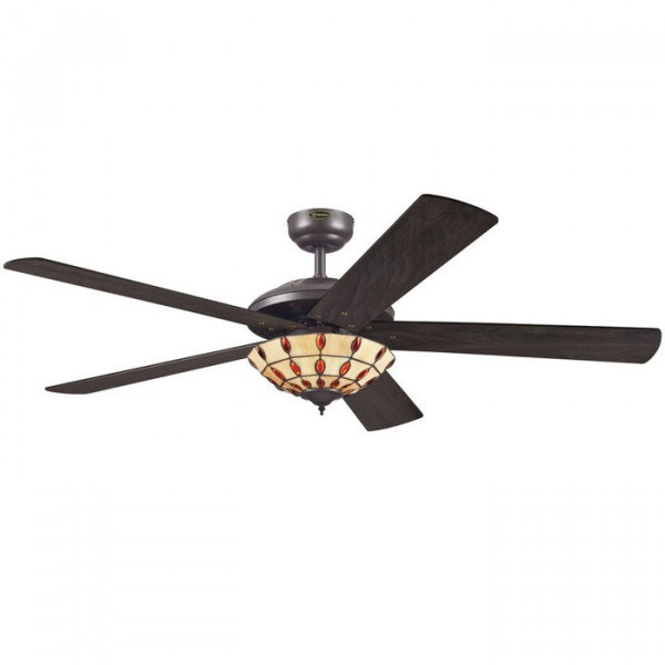 Вентилятор с подсветкой Westinghouse Comet Tiffany