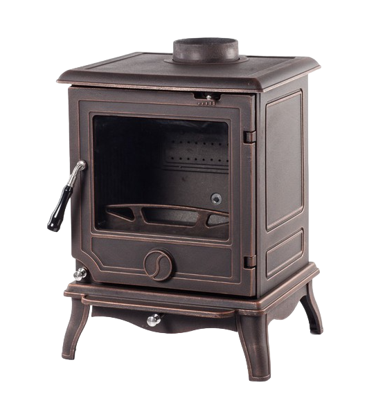 Дровяная печь Fireway FINN патина медь