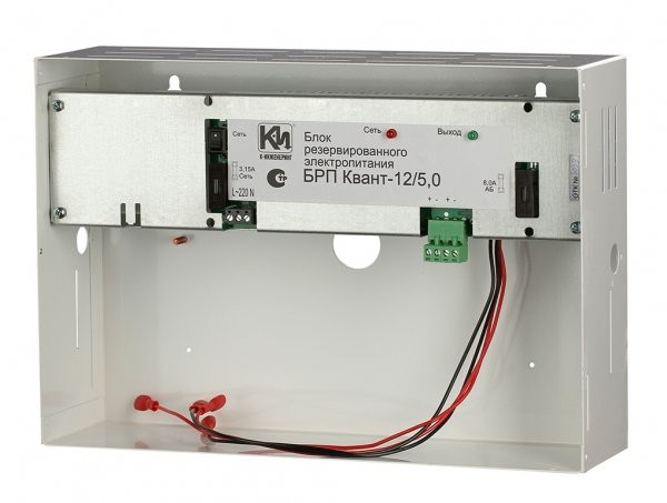 Источник вторичного электропитания резервированный БРП КВАНТ 12/5,0 (14 Ач)