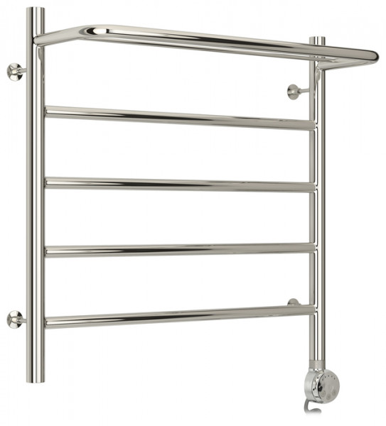 Электрический полотенцесушитель СТИЛЬЕ ЭПС Формат 20 ТП 500х500 (Полка + 4) П16