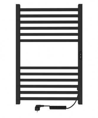 Электрический полотенцесушитель INDIGO Attic (el) 80/50 Черный муар