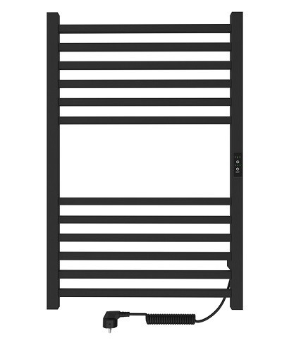 Электрический полотенцесушитель INDIGO Attic (el) 80/50 Черный муар