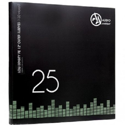 Внешние конверты Audio Anatomy 25 X PVC 12" GATEFOLD OUTER SLEEVES - 100 MICRON