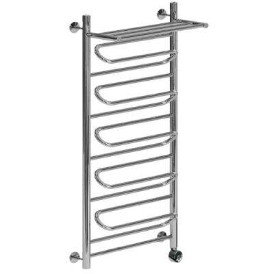 Электрический полотенцесушитель Ника ЛZ/ВП Электрическая Лесенка Зигзаг/Верхняя Полка 120х60 -5 прав