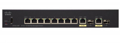 Коммутатор Cisco, SF352-08P-K9-EU