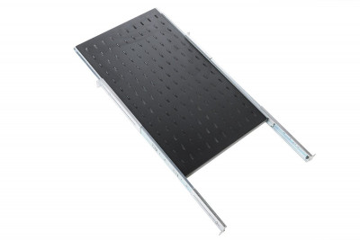 Полка 19' перфорированная выдвижная с телескопическими направляющими ТСВ-45-9005