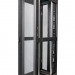 Шкаф серверный напольный Eurolan Rackcenter D9000, 42U, 2044х600х1000 мм (ВхШхГ), дверь: перфорация, задняя дверь: двойная распашная, перфорация, сварной, цвет: чёрный, (60F-42-6A-96BL)