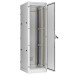 Шкаф телекоммуникационный напольный TLK Indystry, IP54, 24U, 1305х600х800 мм (ВхШхГ), дверь: металл, задняя дверь: металл, боковая панель: сплошная, разборный, цвет: серый, (TFM-246080-MMMM-GY)