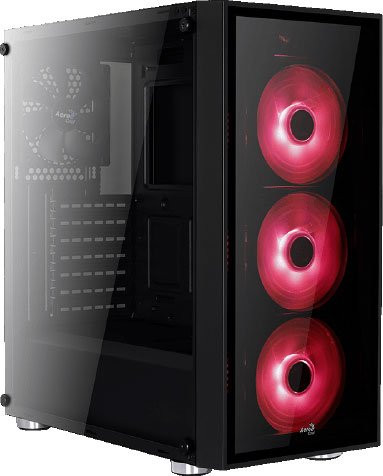 Корпус AeroCool Quartz Red