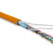 Кабель витая пара Hyperline, F/UTP, 4 пар., кат. 5е, проводник Ø 0,48мм, AWG26, LSZH (нг(A)-HF), 1м (бухта 100м), тип прокладки: внутри зданий, цвет: оранжевый