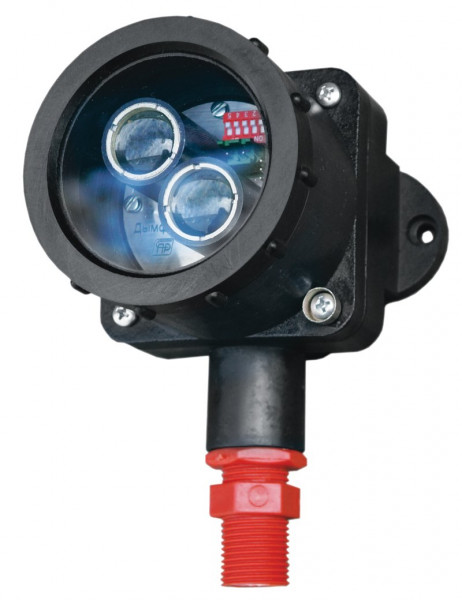 Извещатель пожарный дымовой оптико-электронный линейный однопозиционный взрывозащищенный ИП 212 Дымфикс-Л 2КВ, двухвводный (проходной)