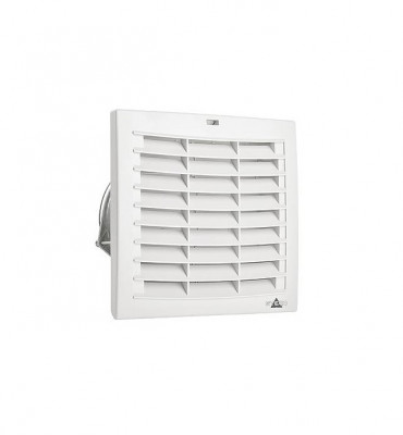 Вентилятор STEGO FPО 018, с фильтром, 230V, 176х176х142 мм (ВхШхГ), вентиляторов: 1, 56 дБ, IP54, поток: 263 м3/ч, для электротехнических шкафов, цвет: светло-серый