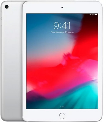 Планшет Apple iPad mini (2019) 256Gb Wi-Fi + Cellular Silver (MUXD2RU/A)