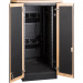 Шкаф телекоммуникационный напольный Lanmaster SOUNDPROOF, 18U, 750х1130 мм (ШхГ), дверь: металл, задняя дверь: металл, боковая панель: сплошная съемная, сварной, цвет: лиственница, (LAN-DC-CBSP-18U-WD)
