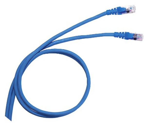 Шнур коммутационный Legrand LCS2, кат. 6, экр., F/UTP, RJ45/RJ45, 0.5м, PVC, AWG26, синий, (051815)