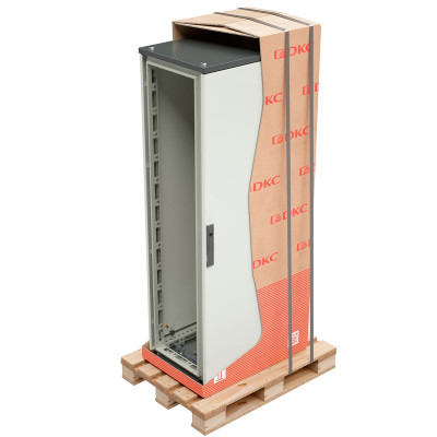 Шкаф электротехнический напольный DKC CQE, IP55, 1800х800х800 мм (ВхШхГ), дверь: металл, сталь, цвет: серый, (R5CQE1888A)