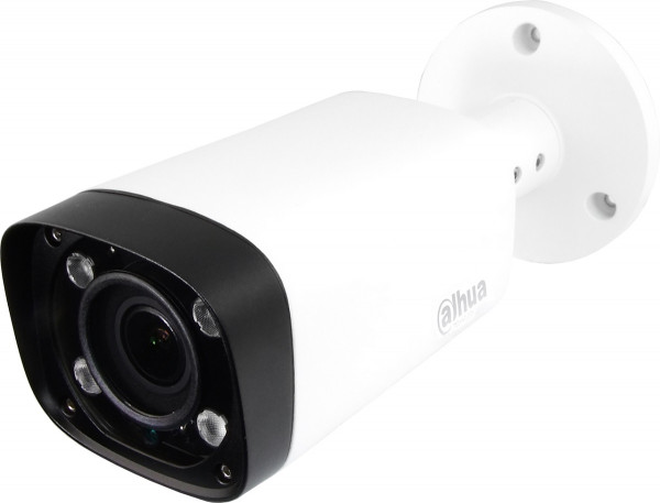 Видеокамера HDCVI Dahua, bullet-камера, улица, 4Мп, 1/3’, 2688×1520, 25к/с, ИК, цв:0,03лк, об-в:2,7мм, DH-HAC-HFW1400RP-VF-IRE6