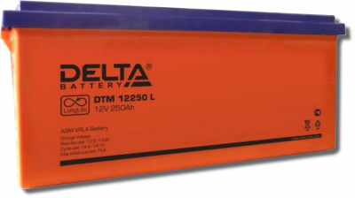 Аккумулятор герметичный свинцово-кислотный Delta DTM 12250 L