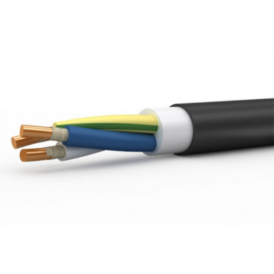 Кабель силовой, не распространяющий горение, не содержащих галогенов ППГнг(А)-HF 3х1,5 ок(N,PE)-0,66 ГОСТ