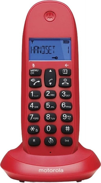 Радиотелефон Motorola C1001LB+ Red