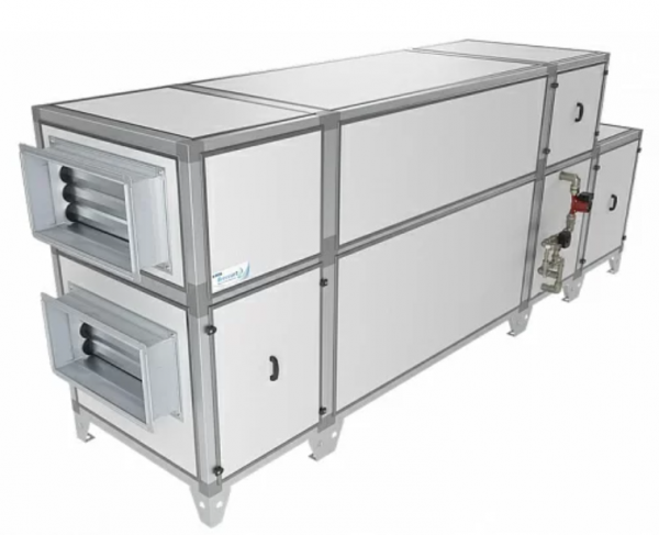 Приточно-вытяжная вентиляционная установка Breezart 8000 Aqua RP W PB AC