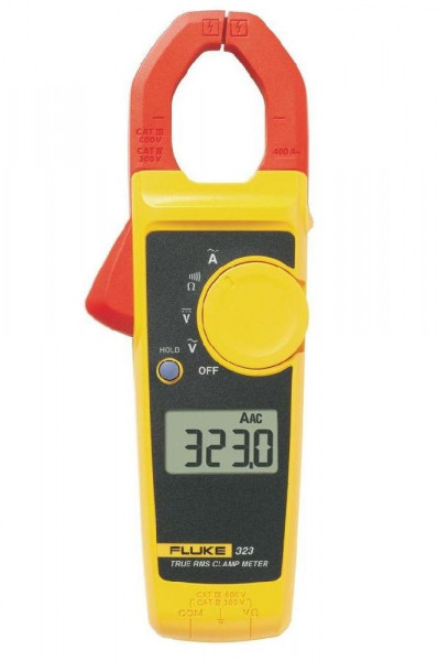Клещи FLUKE, токоизмерительные, с дисплеем, питание: батарейки, корпус: пластик, измерение сопротивления до 40 кОм, (4152628)