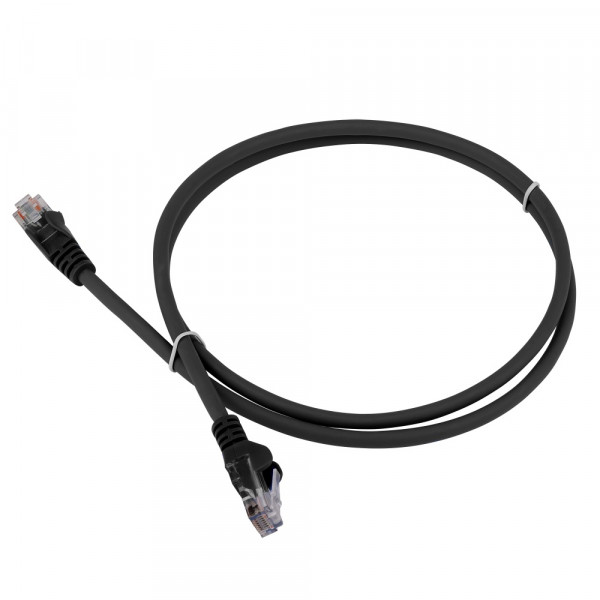 Шнур коммутационный Lanmaster, кат. 6, неэкр., UTP, RJ45/RJ45, d 0,51 10м, LSZH, AWG24 чёрный, (LAN-PC45/U6-10-BK)