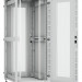 Шкаф телекоммуникационный напольный TLK Lite II, IP20, 42U, 2042х800х1000 мм (ВхШхГ), дверь: перфорация, задняя дверь: перфорация, боковая панель: сплошная, 2 части, разборный, цвет: серый, (TFI-428010-PHPH-R-GY)