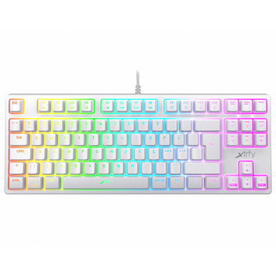 Игровая механическая клавиатура Xtrfy XG-K4-RGB-TKL-WH-R-RUS