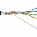 Кабель витая пара Hyperline, F/UTP, 4 пар., кат. 5е, проводник Ø 0,51мм, AWG24, LSZH (нг(A)-HF), 100МГц, 1м (катушка 500м), тип прокладки: снаружи зданий, цвет: чёрный