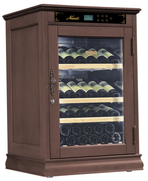 Отдельностоящий винный шкаф 22-50 бутылок Libhof NR-43 Walnut
