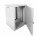 Шкаф телекоммуникационный настенный ЦМО ШРН-Э, 19", 18U, 878х600х650 мм (ВхШхГ), дверь: металл, боковая панель: сплошная, разборный, цвет: серый