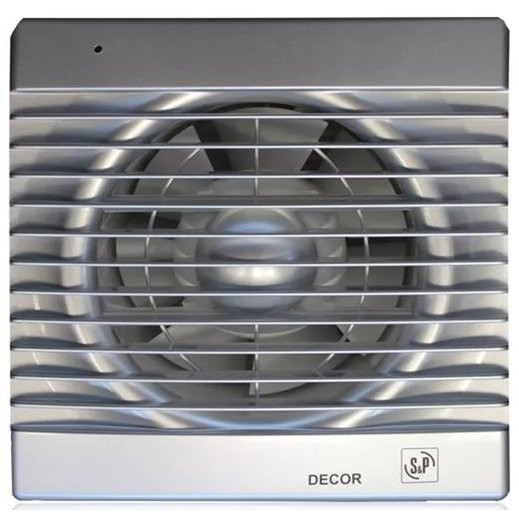 Вытяжка для ванной диаметр 120 мм Soler & Palau Decor 200C SILVER