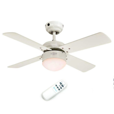 Вентилятор с подсветкой Westinghouse Colosseum White