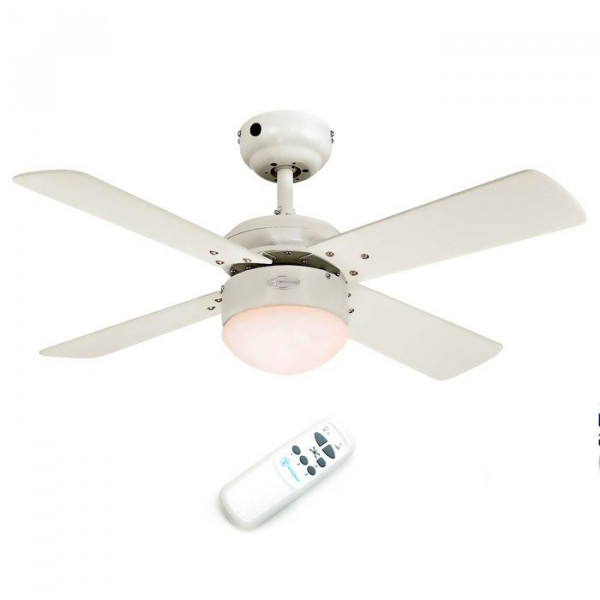 Вентилятор с подсветкой Westinghouse Colosseum White