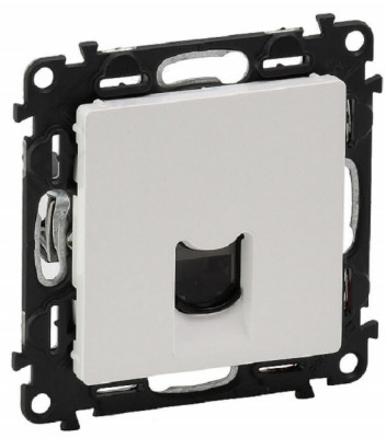 Розетка информационная Legrand Valena Life, 1x RJ45, кат. 6, неэкр., внешняя, 51х58 мм (ВхШ), цвет: белый, (LEG.753442)