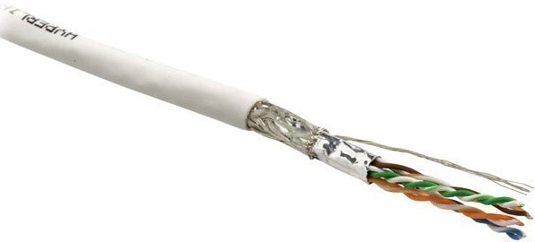 Бухта Hyperline SFUTP4-C6-P26-IN-LSZH-GY-500, 500м