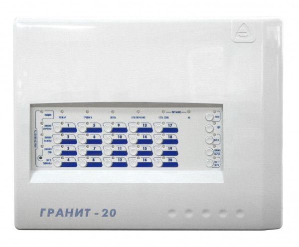 Прибор приемно-контрольный и управления охранно-пожарный Гранит-20