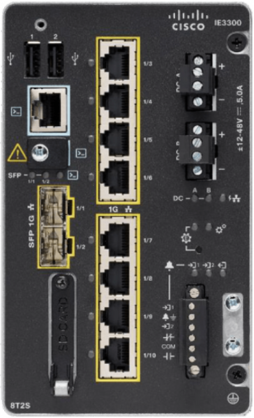 Коммутатор (свитч) Cisco IE-3300-8T2S-RE